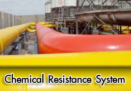 Chemical resistant and steel coating