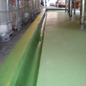 Polyurethane floor screed systems