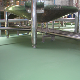 Polyurethane floor screed systems